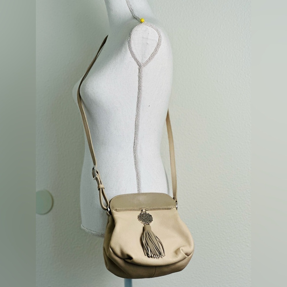 Brighton Barbados Park Tassel Pouch Crossbody Bag